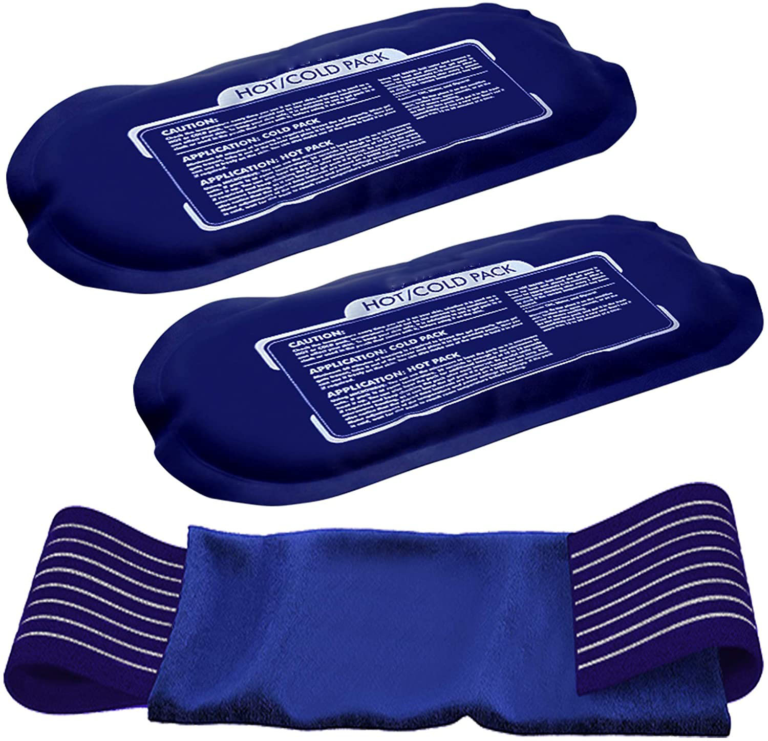 Pack chaud et froid en gel flexible réglable pour la récupération des blessures