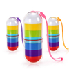 Pilulier de médicaments étanche Rainbow 7 jours