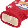 Pack de chaleur en caoutchouc durable avec couvercle en tricot pour les crampes menstruelles