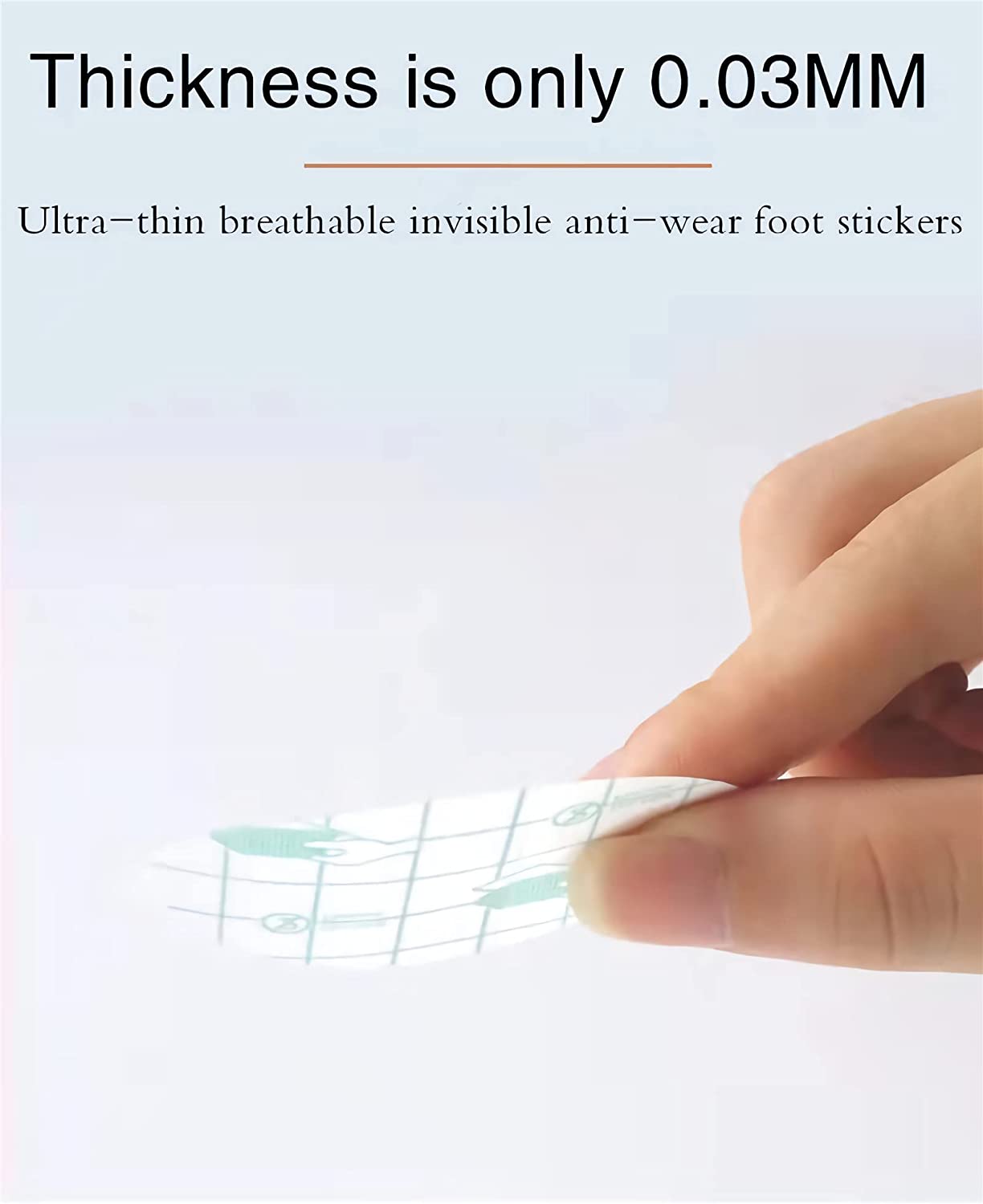 Autocollant de soin des pieds mince invisible imperméable à l'eau Blister Bandaid