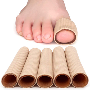 Protège-orteils en tissu confortable avec doublure en gel pour éviter les orteils en marteau