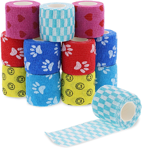 Animaux Auto Adhérente cohésif Bandage pour poignet genou cheville Entorses Gonflement