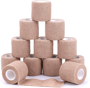 Élastique coloré auto Adhérente Pet cohésif Bandage