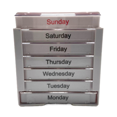 Hot Sale nouvelle boîte de stockage de pilules mensuelle multifonctionnelle portable