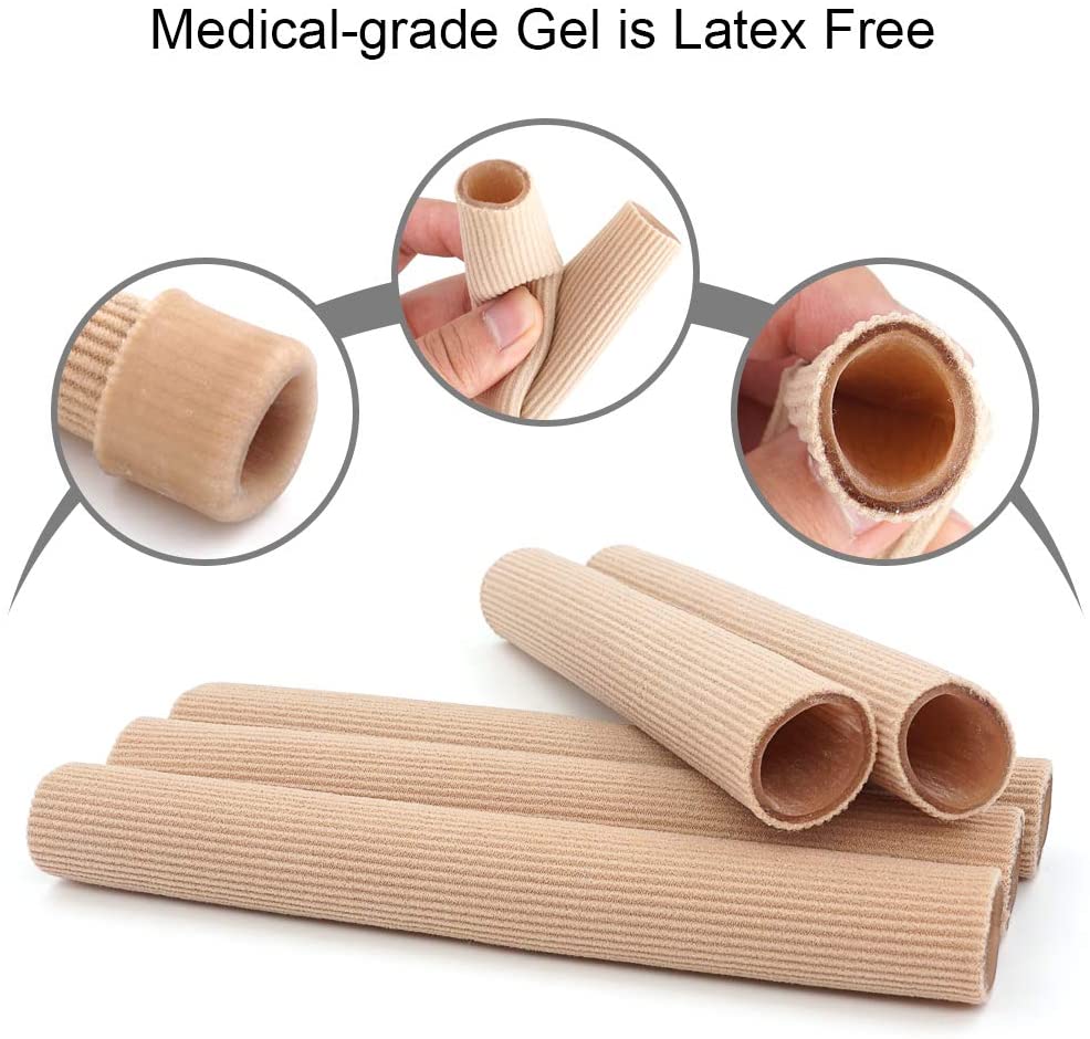Tube de coussin d'orteil en gel souple de vente chaude pour ampoules